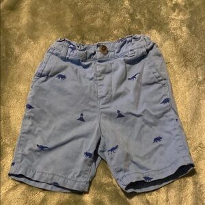 Dinosaur Print Blue Shorts